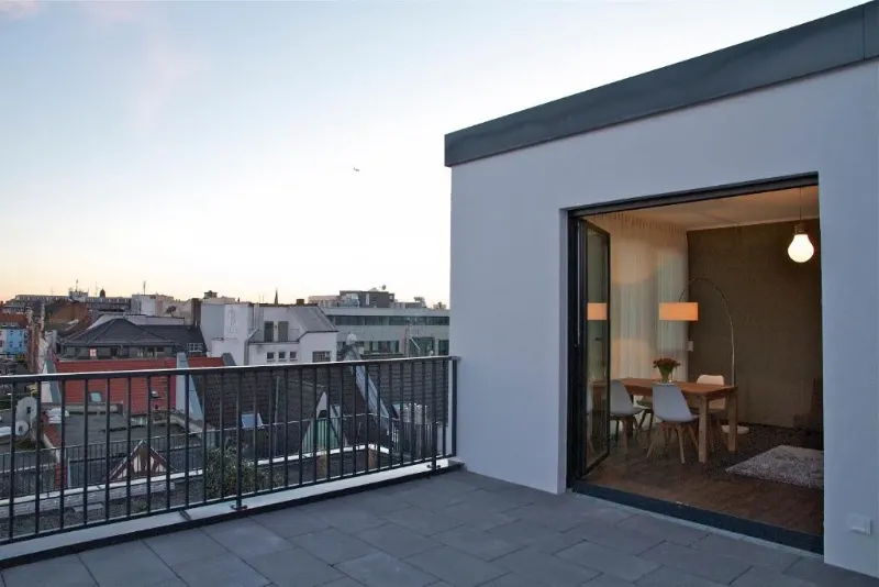 Apartment X-Large 70 m² – Dachterrasse mit Blick über Offenbach | Boardinghouse Offenbach